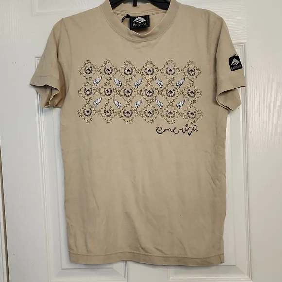 Emerica. Tan Graphic Short Sleeve Tee - Picture 1 of 9